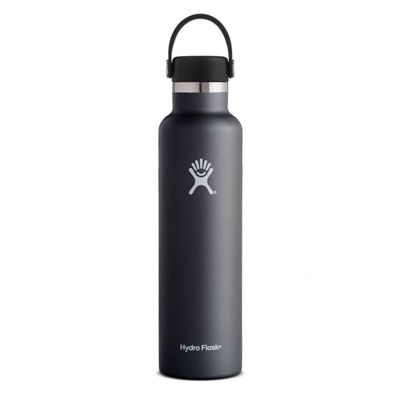 שחור פיה צרה (רגילה) נפח 709 מ״ל - HYDRO FLASK